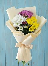 Букет цветов из:  Хризантемы #REPLACE_PRED# Старой Ситне