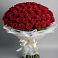 Букет 101 Красная роза Блэк Мэджик в Старой Ситне