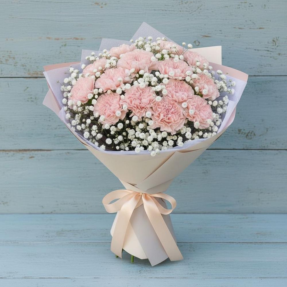 Букет цветов из: Гвоздики в Старой Ситне