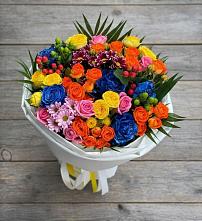 Букет цветов из:  Розы и Хризантемы в Старой Ситне