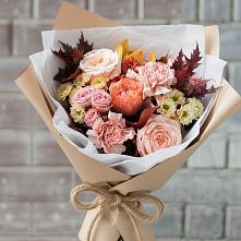 Букет цветов из:  Гвоздики, Хризантемы и Розы в Старой Ситне