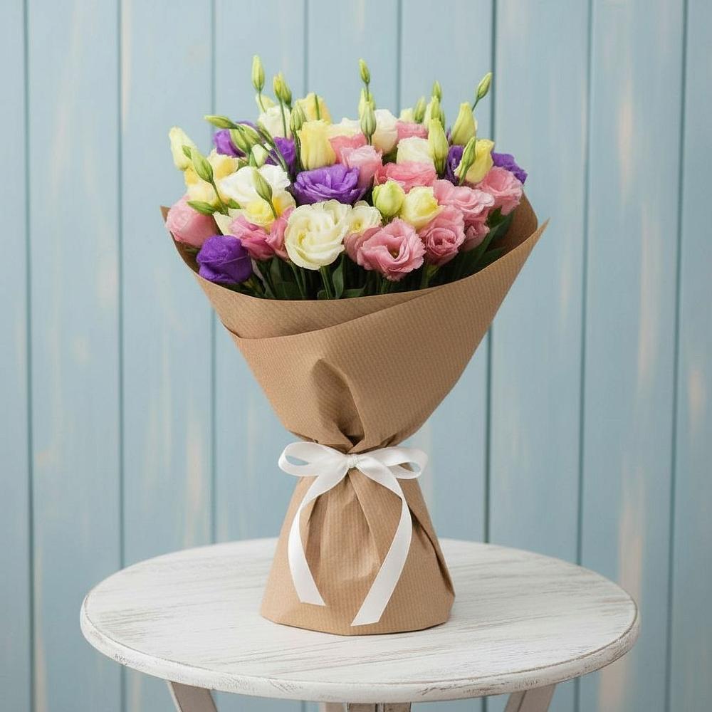 Букет цветов из: Лизиантусы в Старой Ситне