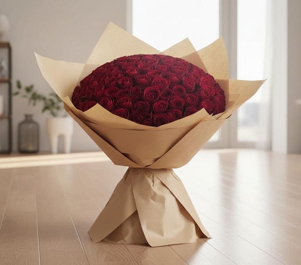 Букет 101 Красная роза в Старой Ситне